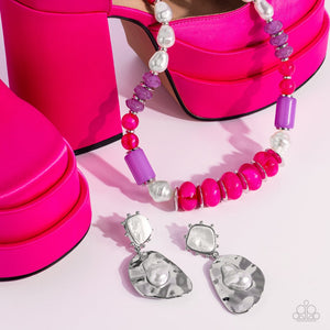 A SHEEN Slate Pink Necklace - Jewelry by Bretta - Jewelry by Bretta