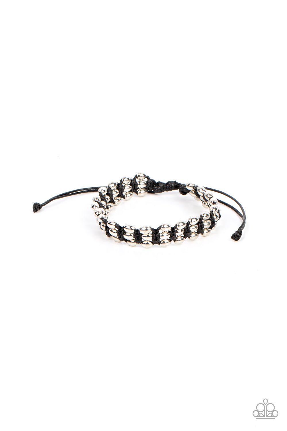A True BEAD-liever Black Urban Bracelet - Bretta by Jewelry