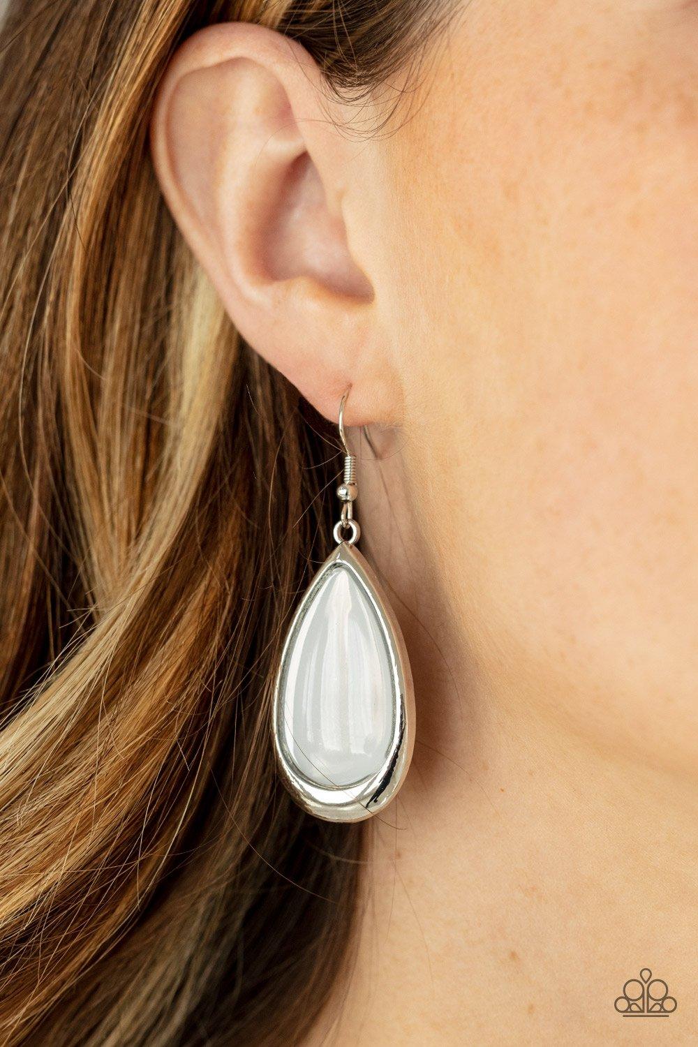 A World To SEER White Earrings - Jewelry by Bretta - Jewelry by Bretta