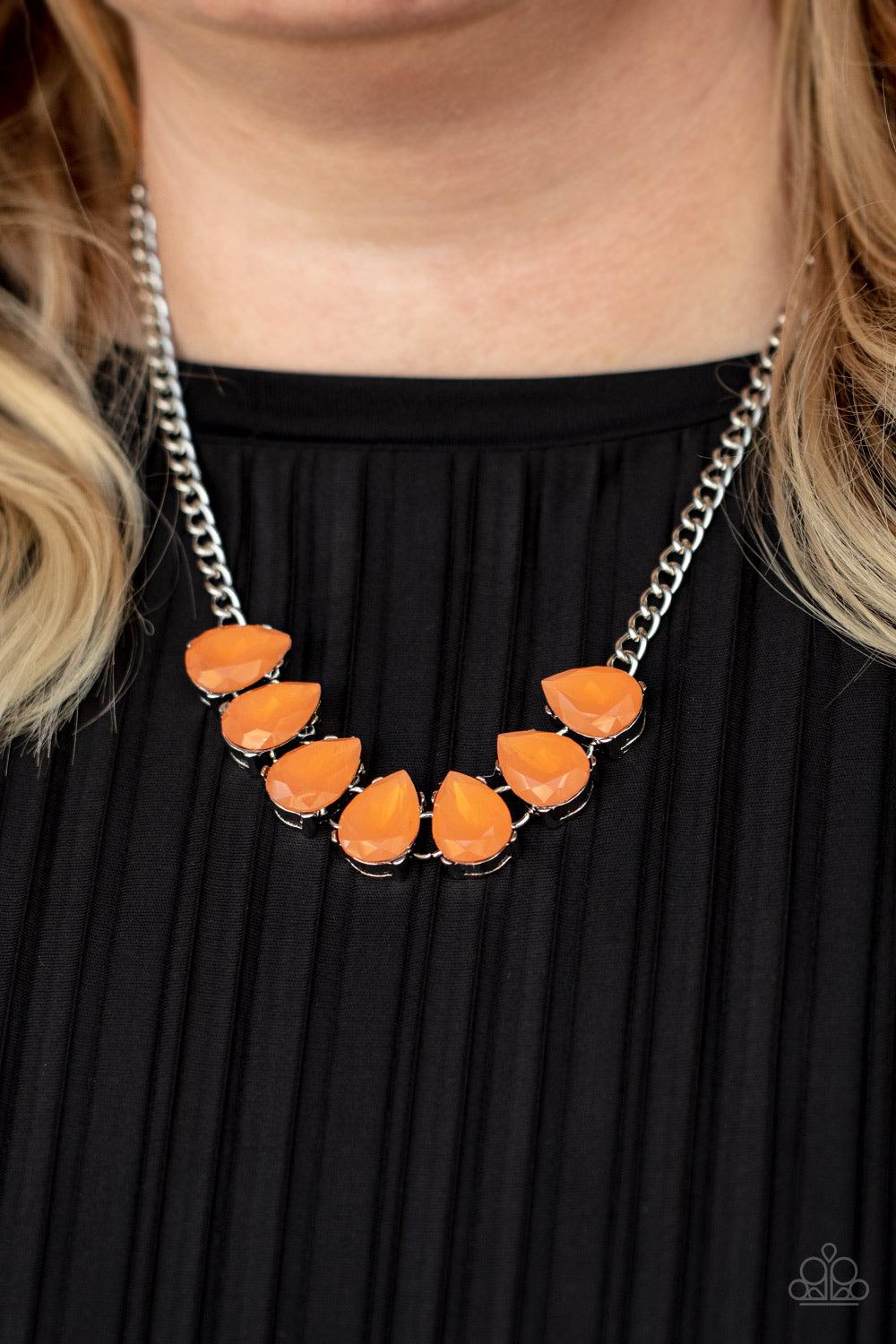 Above The Clouds Orange Necklace - Jewelry by Bretta - Jewelry by Bretta