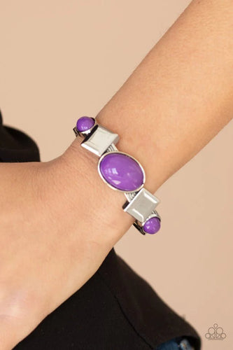 Abstract Appeal Purple Bracelet - Jewelry by Bretta - Jewelry by Bretta