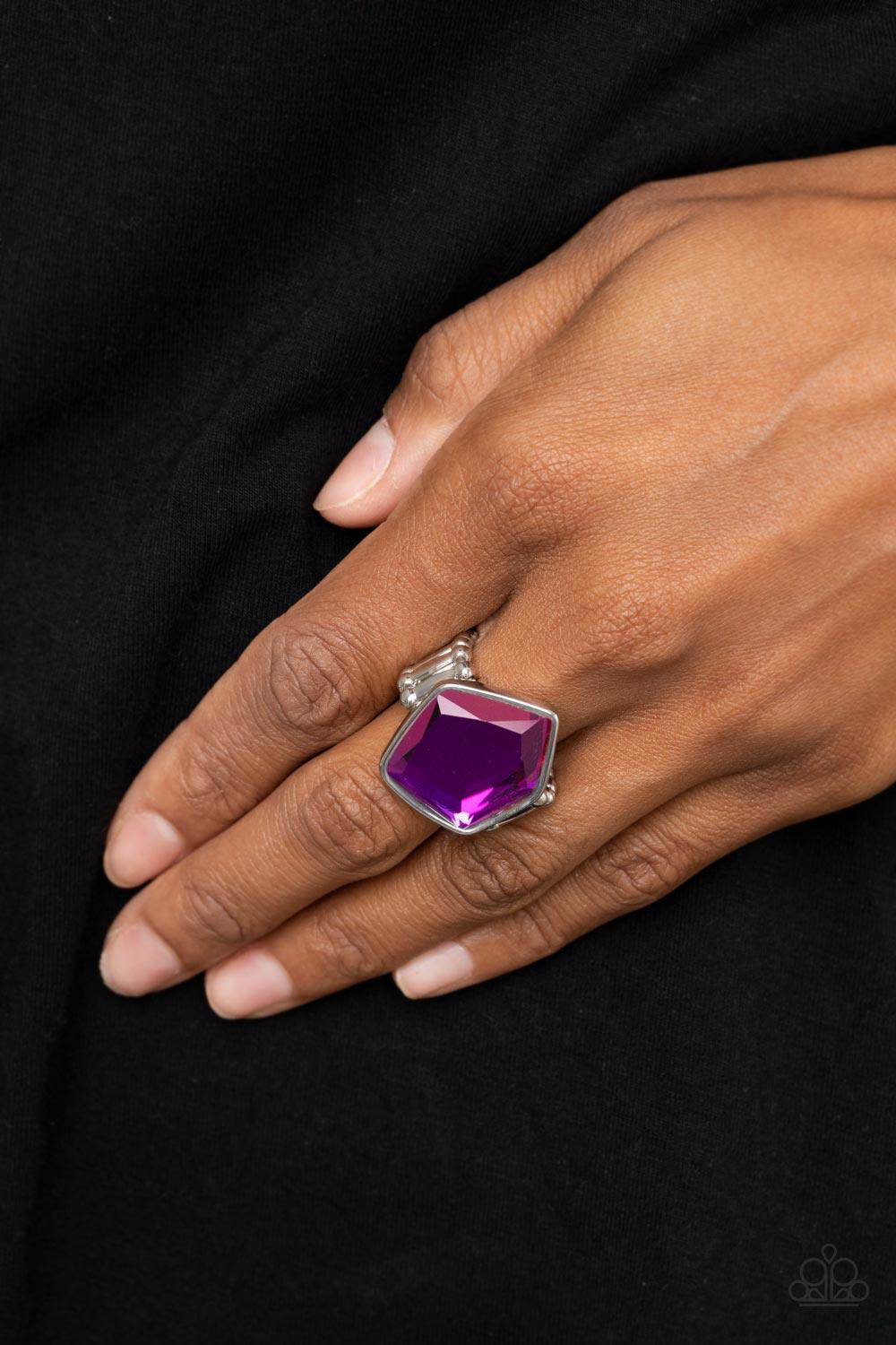 Abstract Escapade Purple Ring - Jewelry by Bretta - Jewelry by Bretta