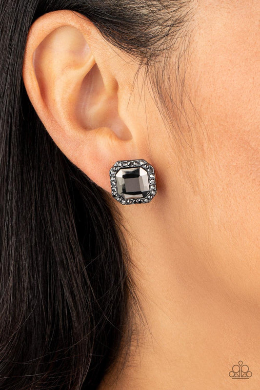 Act Your AGELESS Black Earrings - Jewelry by Bretta - Jewelry by Bretta