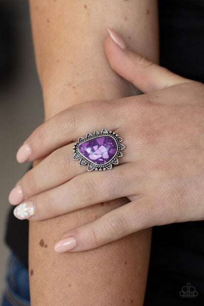 Adobe Sunrise Purple Ring - Jewelry by Bretta - Jewelry by Bretta
