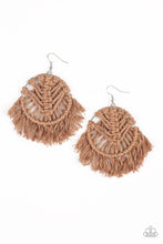 All About MACRAME Brown Earrings - Jewelry by Bretta - Jewelry by Bretta