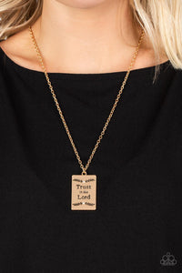 All About Trust Gold Necklace - Jewelry by Bretta - Jewelry by Bretta