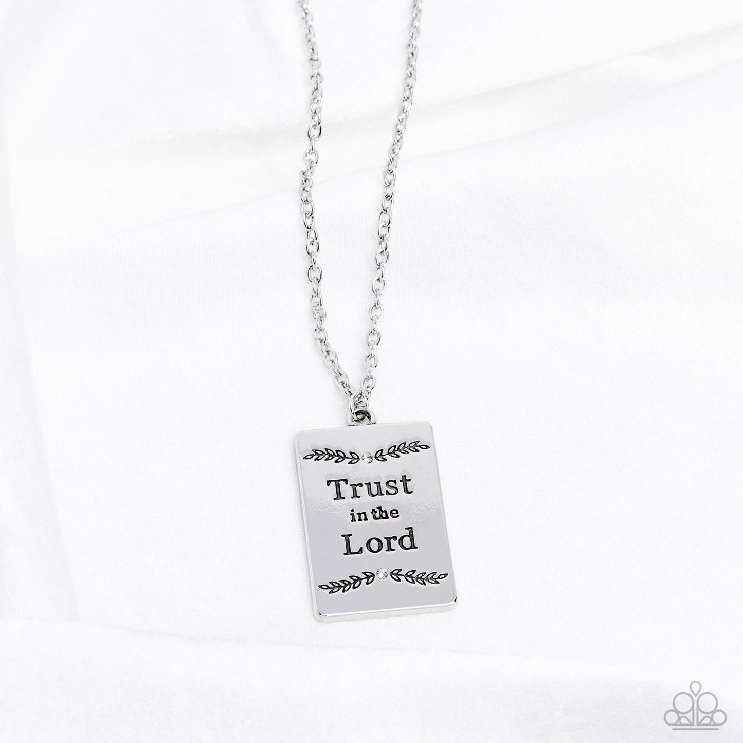 All About Trust White Inspirational Necklace - Jewelry by Bretta - Jewelry by Bretta