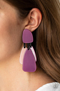 All FAUX One Purple Earrings - Jewelry by Bretta - Jewelry by Bretta