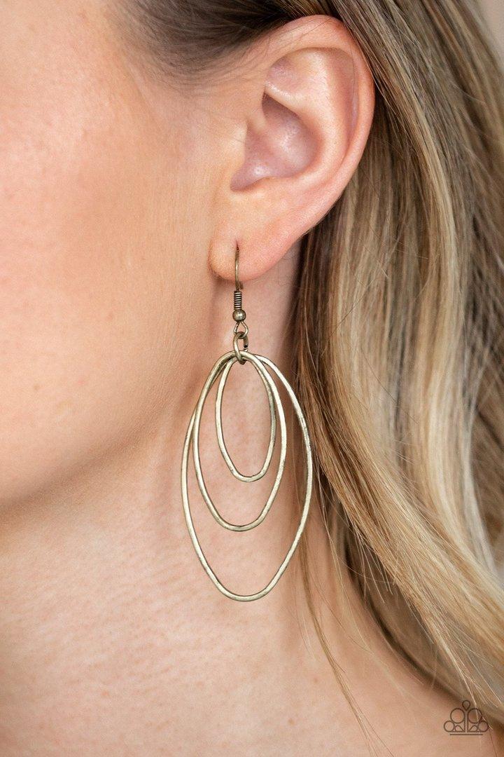 All OVAL the Place Brass Earrings - Jewelry By Bretta - Jewelry by Bretta