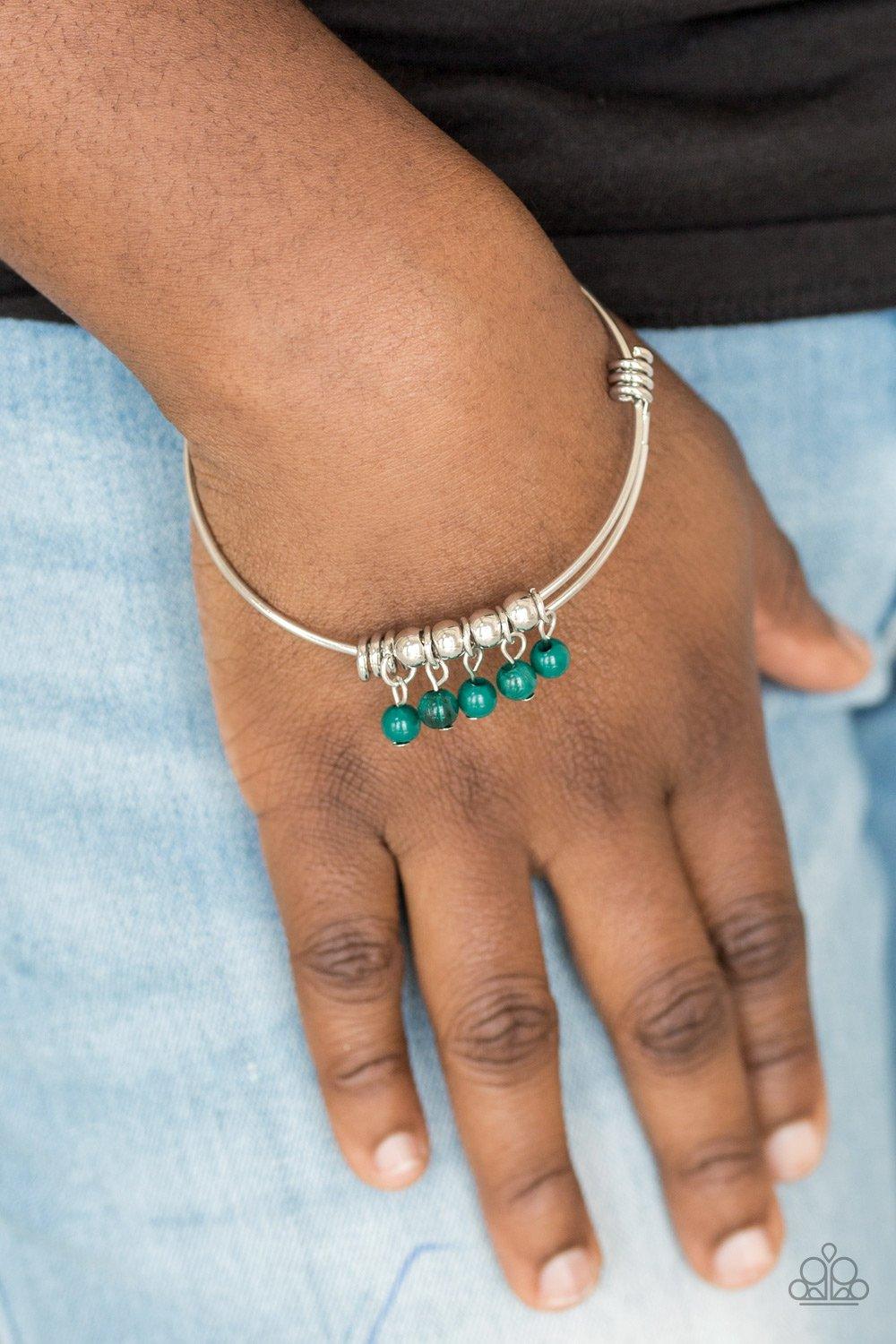 Molten Mogul Green Bracelet - Jewelry by Bretta