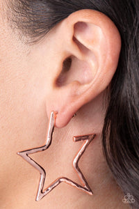 All-Star Attitude Copper Star Earrings - Jewelry by Bretta - Jewelry by Bretta