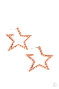 All-Star Attitude Copper Star Earrings - Jewelry by Bretta - Jewelry by Bretta