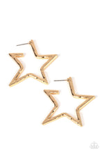 All-Star Attitude Gold Earrings - Jewelry by Bretta - Jewelry by Bretta