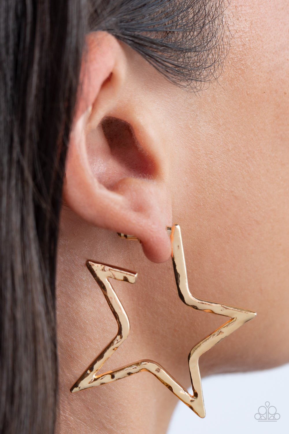 All-Star Attitude Gold Earrings - Jewelry by Bretta - Jewelry by Bretta