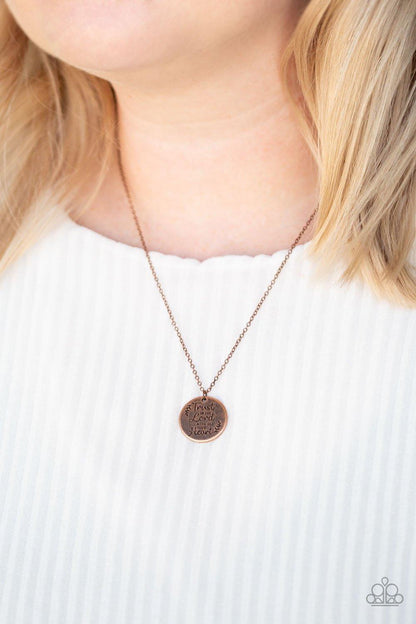 All You Need Is Trust Copper Necklace - Jewelry by Bretta - Jewelry by Bretta