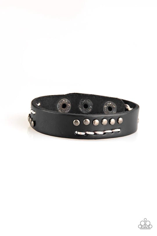 Always An Adventure Black Bracelet - Jewelry by Bretta - Jewelry by Bretta