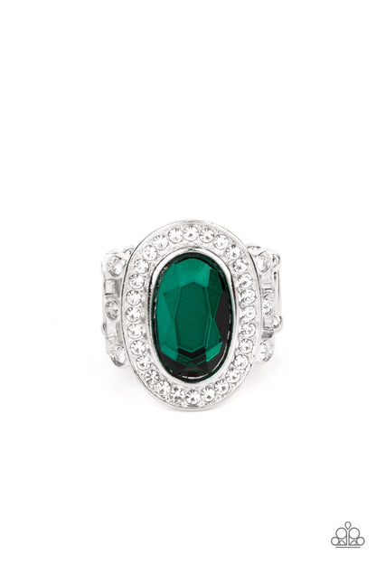 Always OVAL-achieving Green Ring - Jewelry by Bretta - Jewelry by Bretta