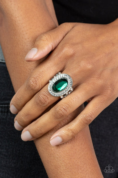 Always OVAL-achieving Green Ring - Jewelry by Bretta - Jewelry by Bretta