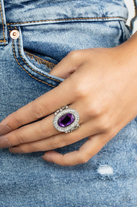 Always OVAL-achieving Purple Ring - Jewelry by Bretta - Jewelry by Bretta