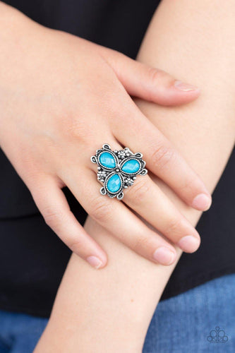 Ambrosial Garden Blue Ring - Jewelry By Bretta - Jewelry by Bretta