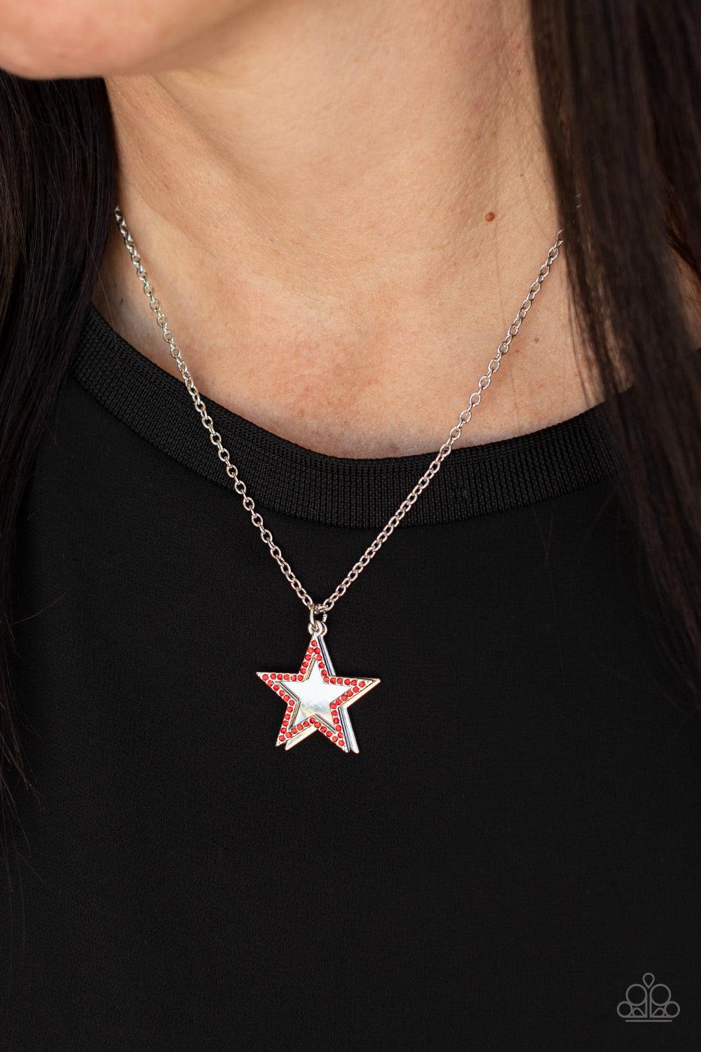 American Anthem Red Necklace - Jewelry by Bretta - Jewelry by Bretta