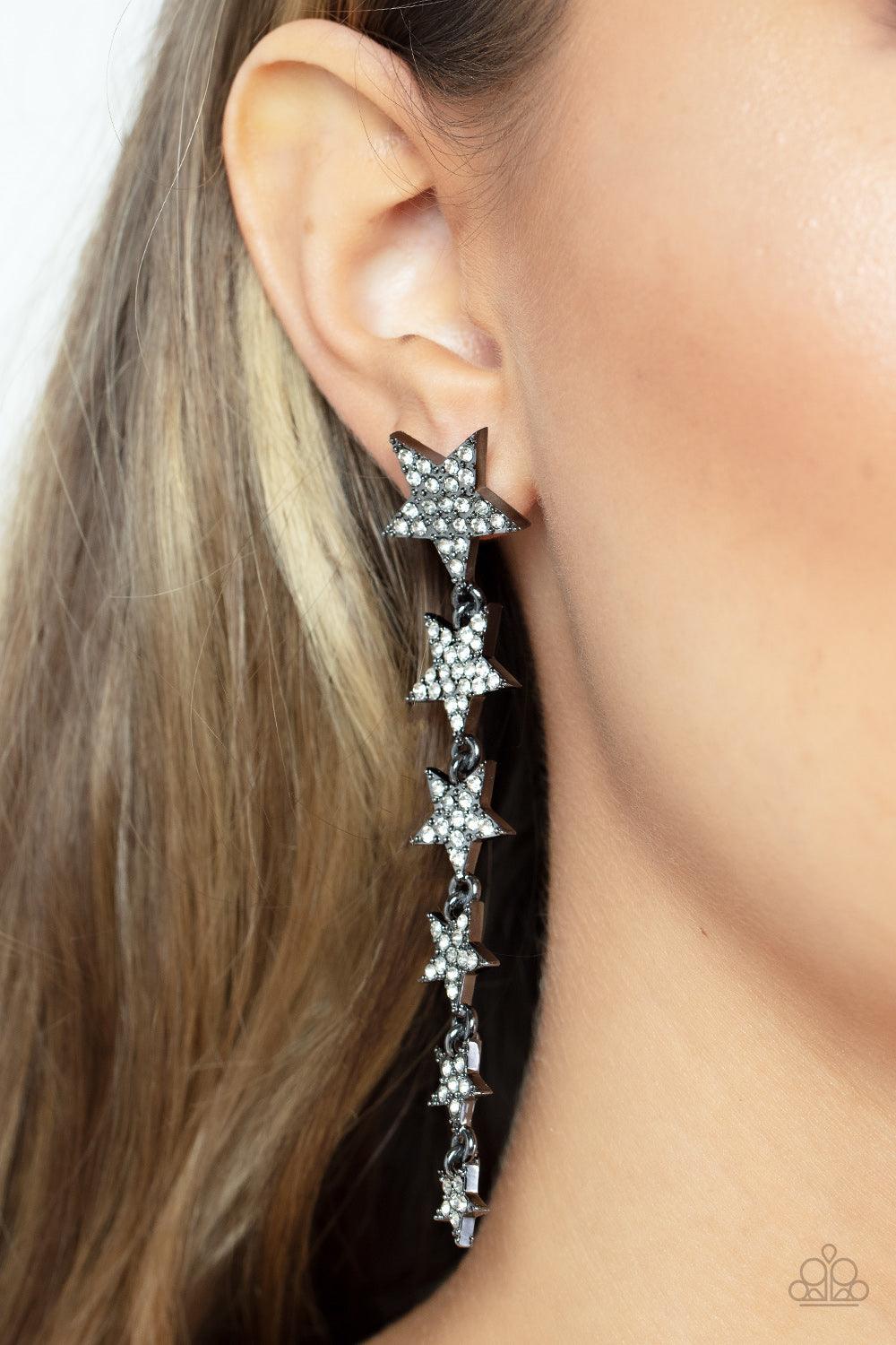 Americana Attitude Black Star Earrings - Jewelry by Bretta - Jewelry by Bretta