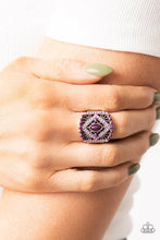 Amplified Aztec Purple Ring - Jewelry by Bretta - Jewelry by Bretta