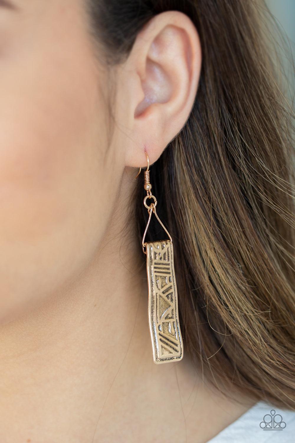 Ancient Artifacts - Gold Earrings - Jewelry By Bretta - Jewelry by Bretta