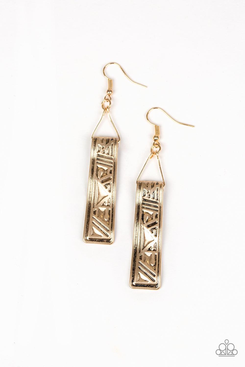 Ancient Artifacts - Gold Earrings - Jewelry By Bretta - Jewelry by Bretta