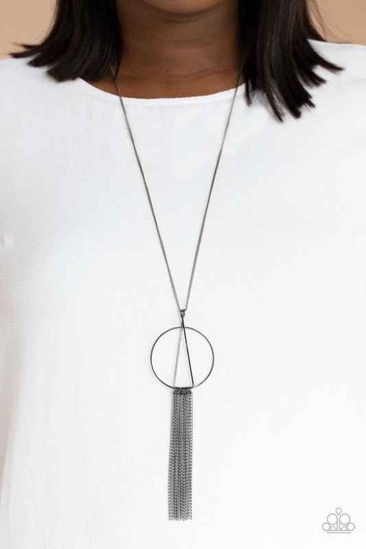 Apparatus Applique Black Necklace - Jewelry By Bretta - Jewelry by Bretta