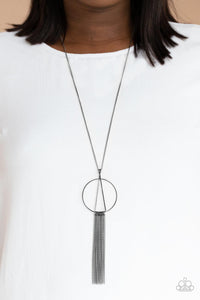 Apparatus Applique Black Necklace - Jewelry By Bretta - Jewelry by Bretta