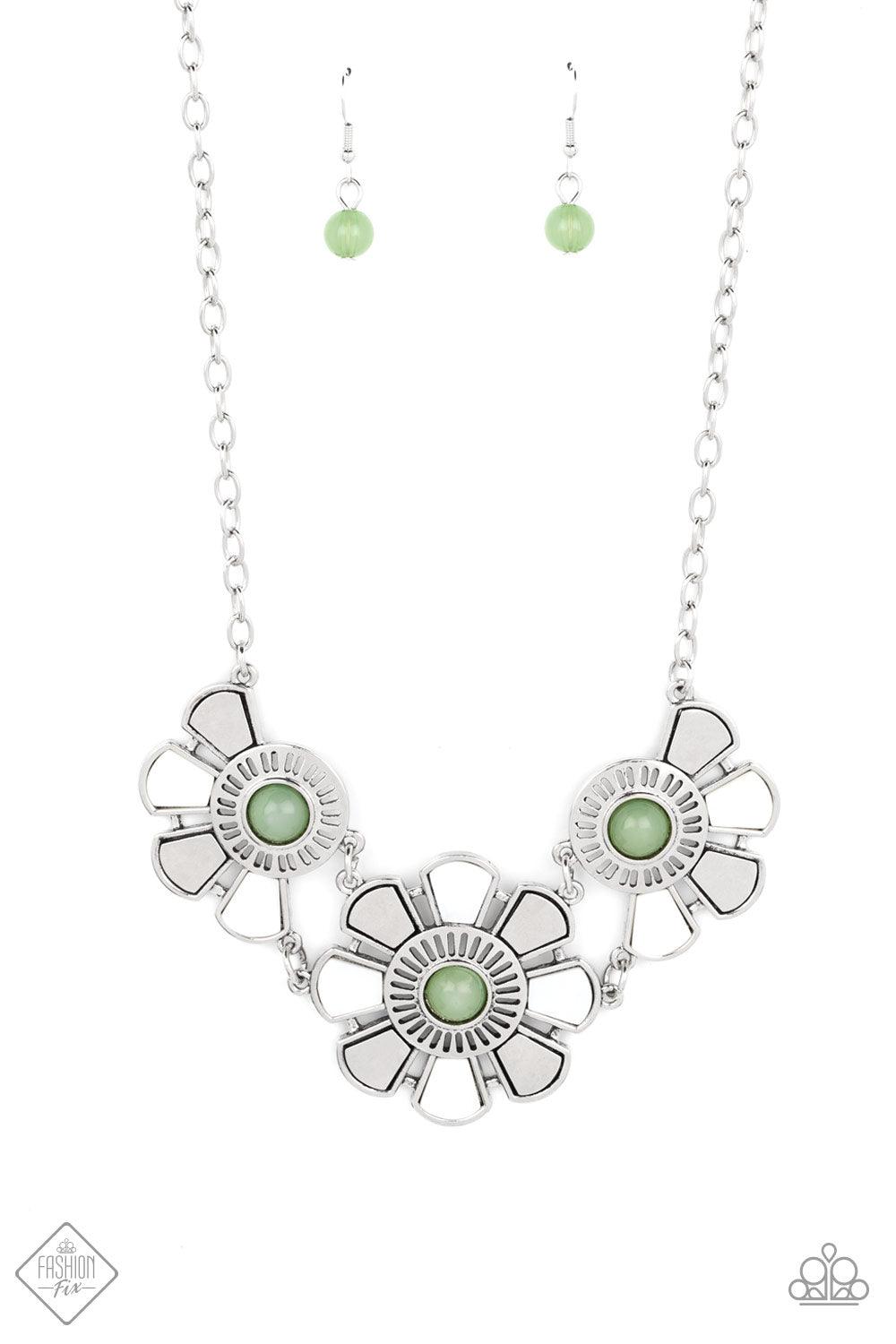 Aquatic Garden Green Necklace - Jewelry by Bretta - Jewelry by Bretta