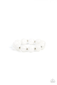 Arctic Affluence White Bracelet - Jewelry by Bretta - Jewelry by Bretta