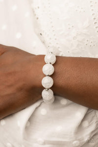 Arctic Affluence White Bracelet - Jewelry by Bretta - Jewelry by Bretta