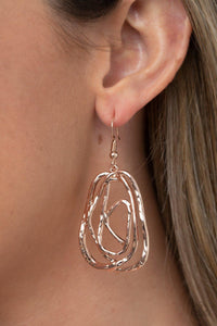 Artisan Relic Rose Gold Earrings - Jewelry By Bretta - Jewelry by Bretta