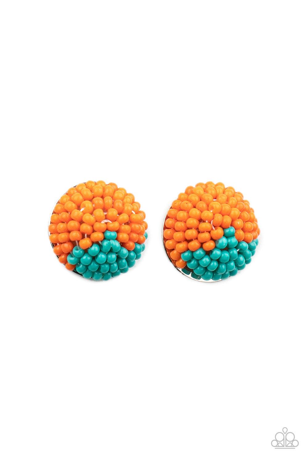 As Happy As Can BEAD Orange Earrings - Jewelry by Bretta - Jewelry by Bretta