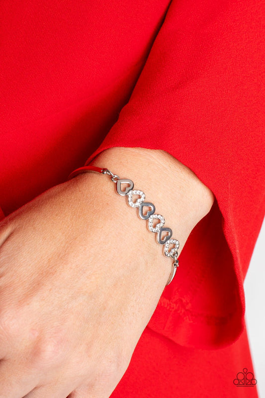 Attentive Admirer White Bracelet - Jewelry by Bretta - Jewelry by Bretta
