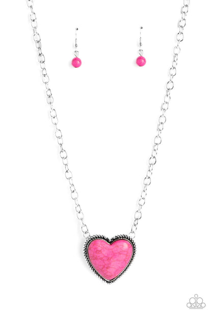 Authentic Admirer Pink Necklace - Jewelry by Bretta - Jewelry by Bretta