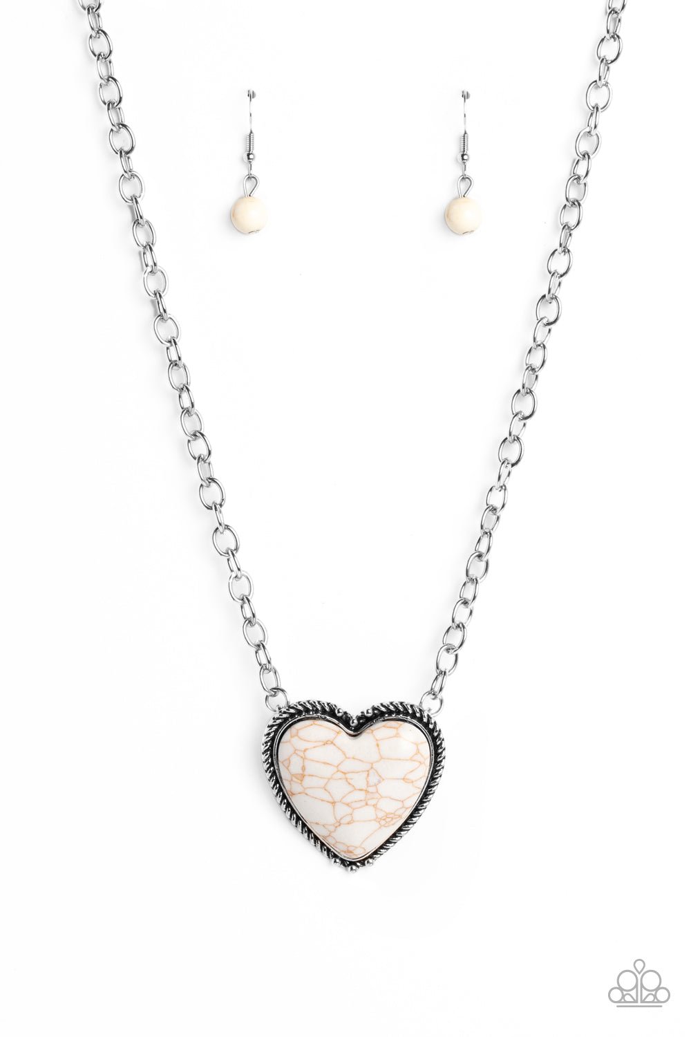 Authentic Admirer White Necklace - Jewelry by Bretta - Jewelry by Bretta