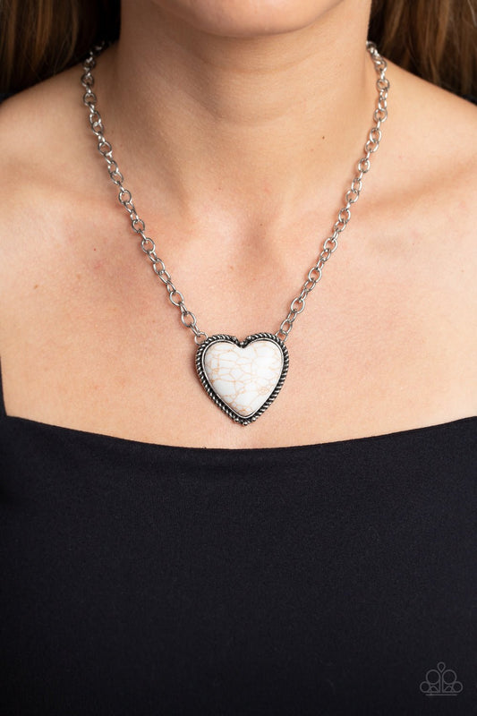 Authentic Admirer White Necklace - Jewelry by Bretta - Jewelry by Bretta