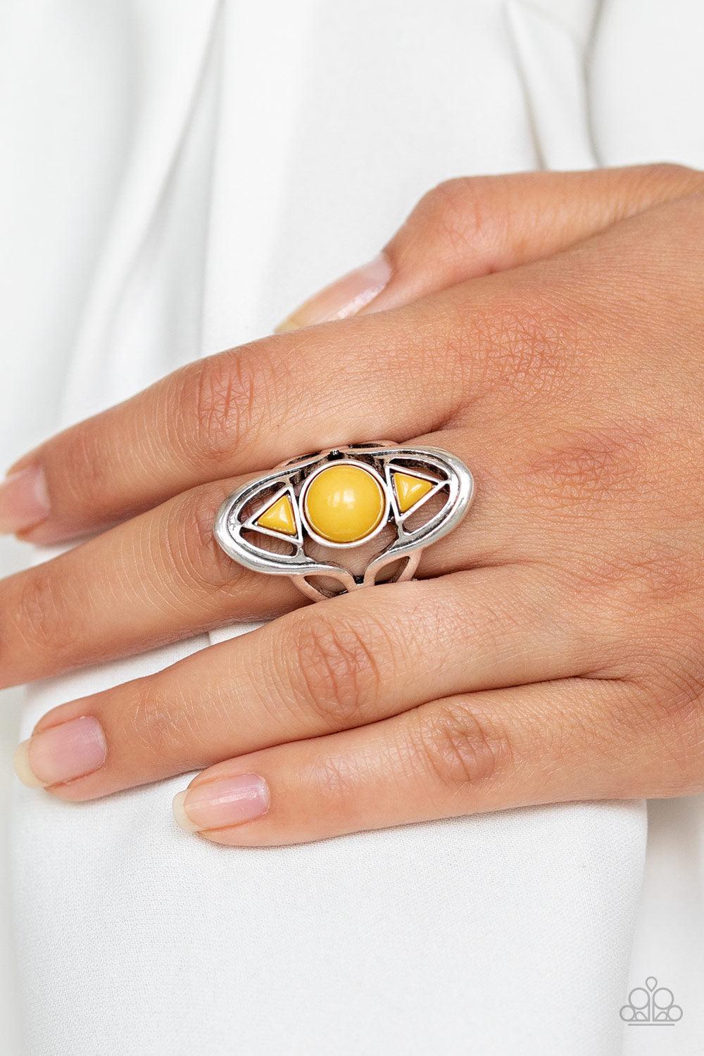 Aztec Adobe Yellow Ring - Jewelry by Bretta - Jewelry by Bretta