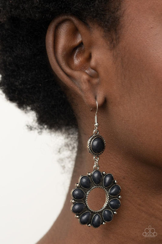 Back At The Ranch Black Earrings - Jewelry by Bretta - Jewelry by Bretta