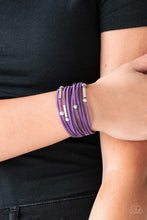 Back To BACKPACKER Purple Bracelet - Jewelry by Bretta - Jewelry by Bretta