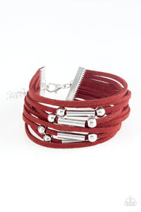 Back To BACKPACKER - Red Bracelet - Jewelry By Bretta - Jewelry by Bretta