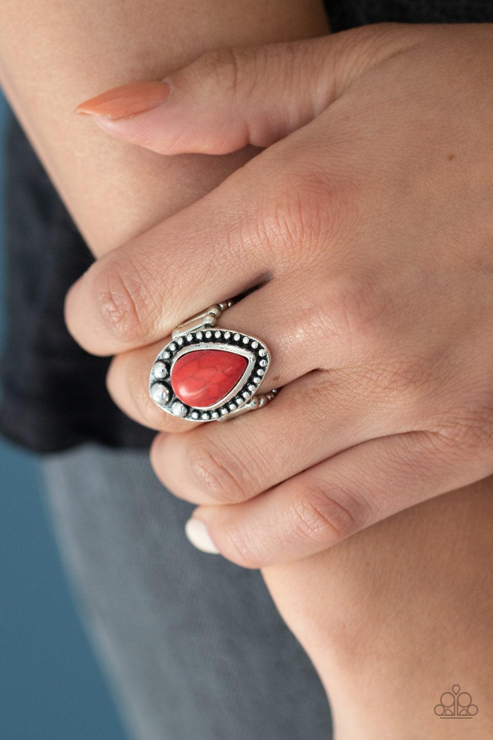 Backroad Bauble Red Ring - Jewelry By Bretta - Jewelry by Bretta