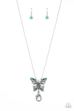 Badlands Butterfly Blue Lanyard Necklace - Jewelry by Bretta - Jewelry by Bretta