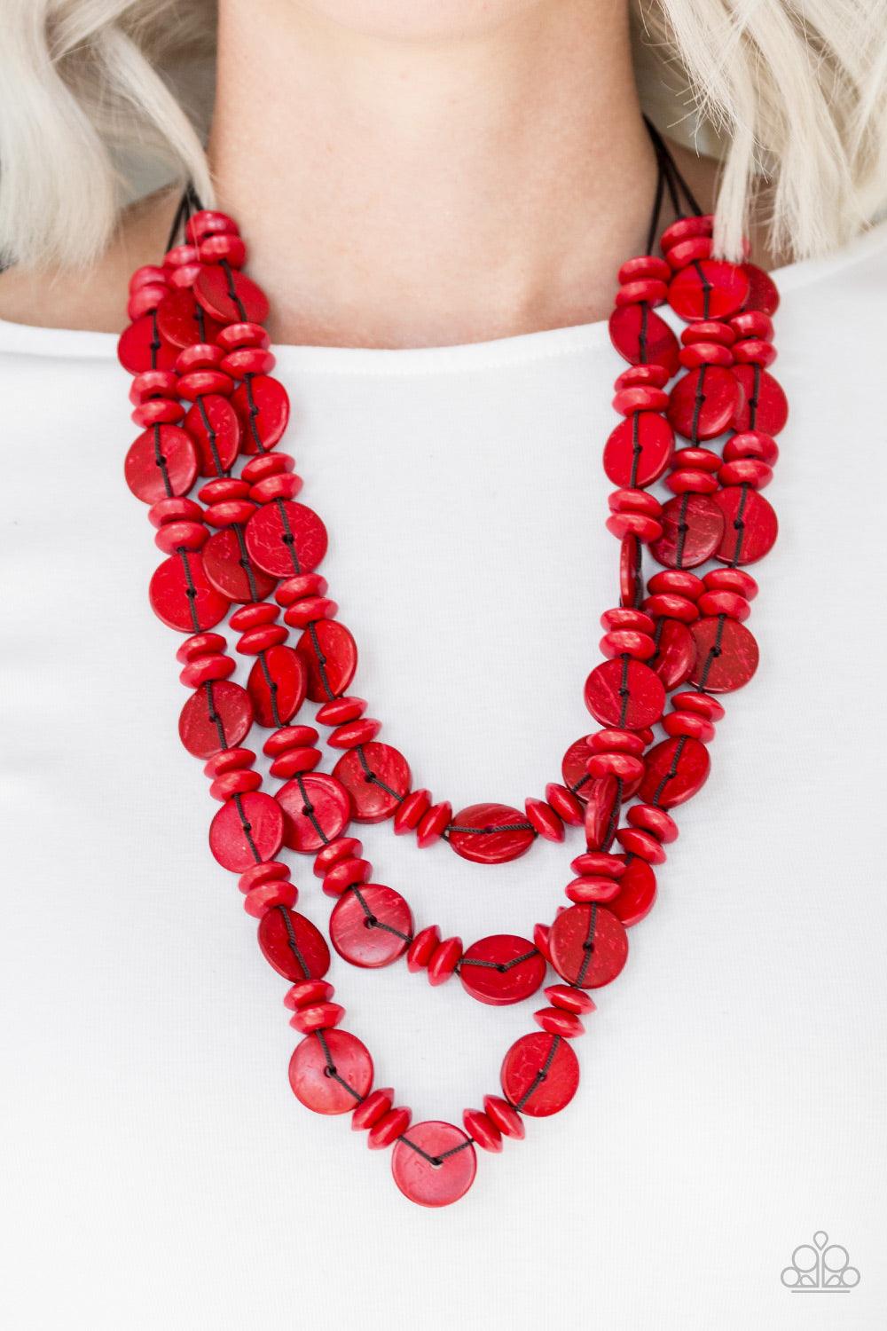 Barbados Bopper Red Necklace - Jewelry By Bretta - Jewelry by Bretta