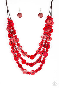 Barbados Bopper Red Necklace - Jewelry By Bretta - Jewelry by Bretta