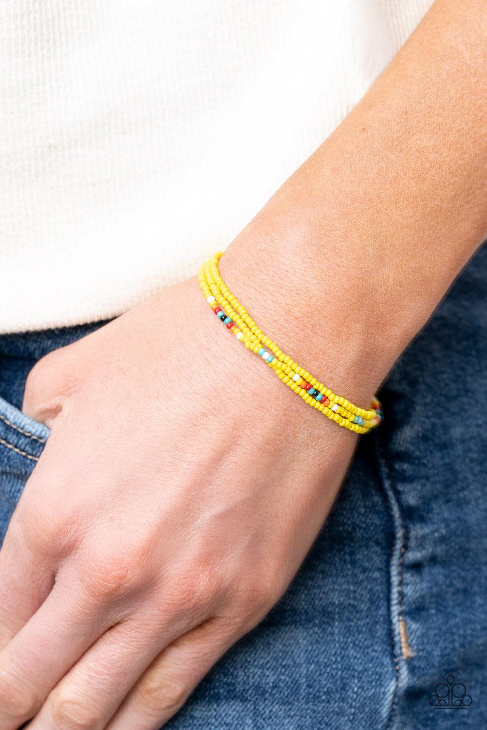 Basecamp Boyfriend Yellow Bracelet - Jewelry by Bretta - Jewelry by Bretta