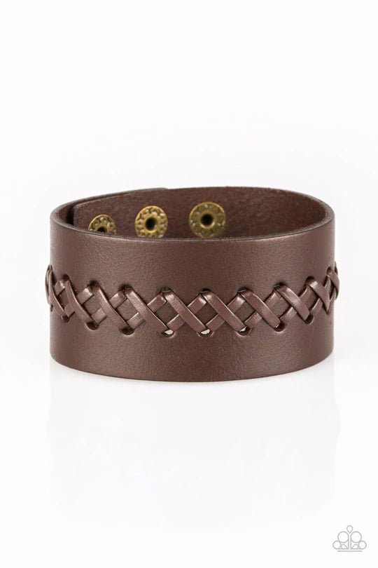 Be A Sport Brown Bracelet - Jewelry by Bretta - Jewelry by Bretta